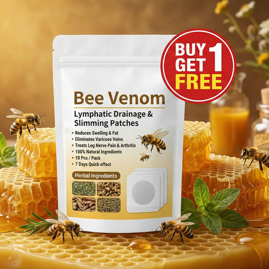 Bee Venom Lymphatic Drainage & Slimming Foot Patches (Buy 1 Get 1 FREE) 🐝👣