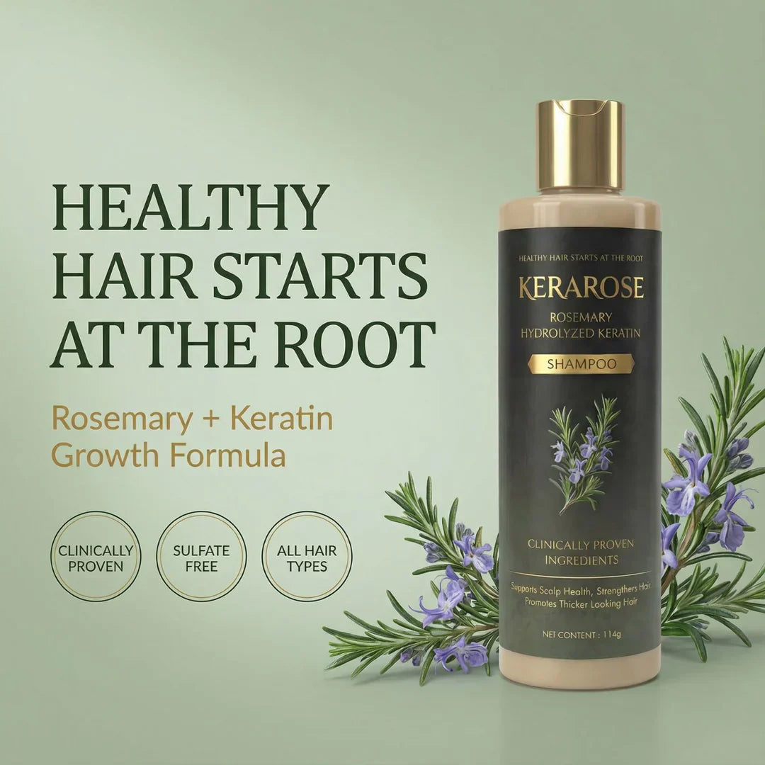 Kerarose Rosemary Shampoo For Hair Growth (Buy 1 Get 1 Free 🔥🔥)
